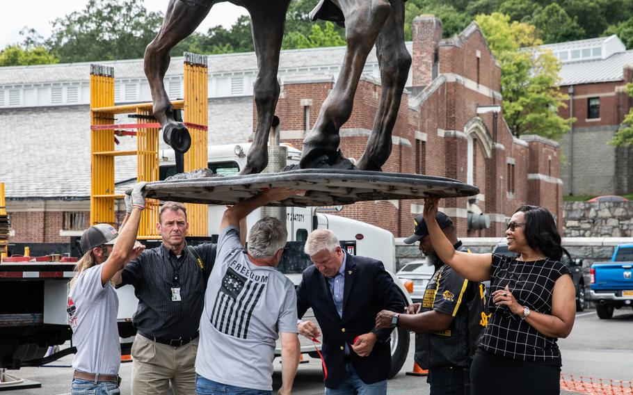 As Confederate statues come down, West Point honors Buffalo Soldiers